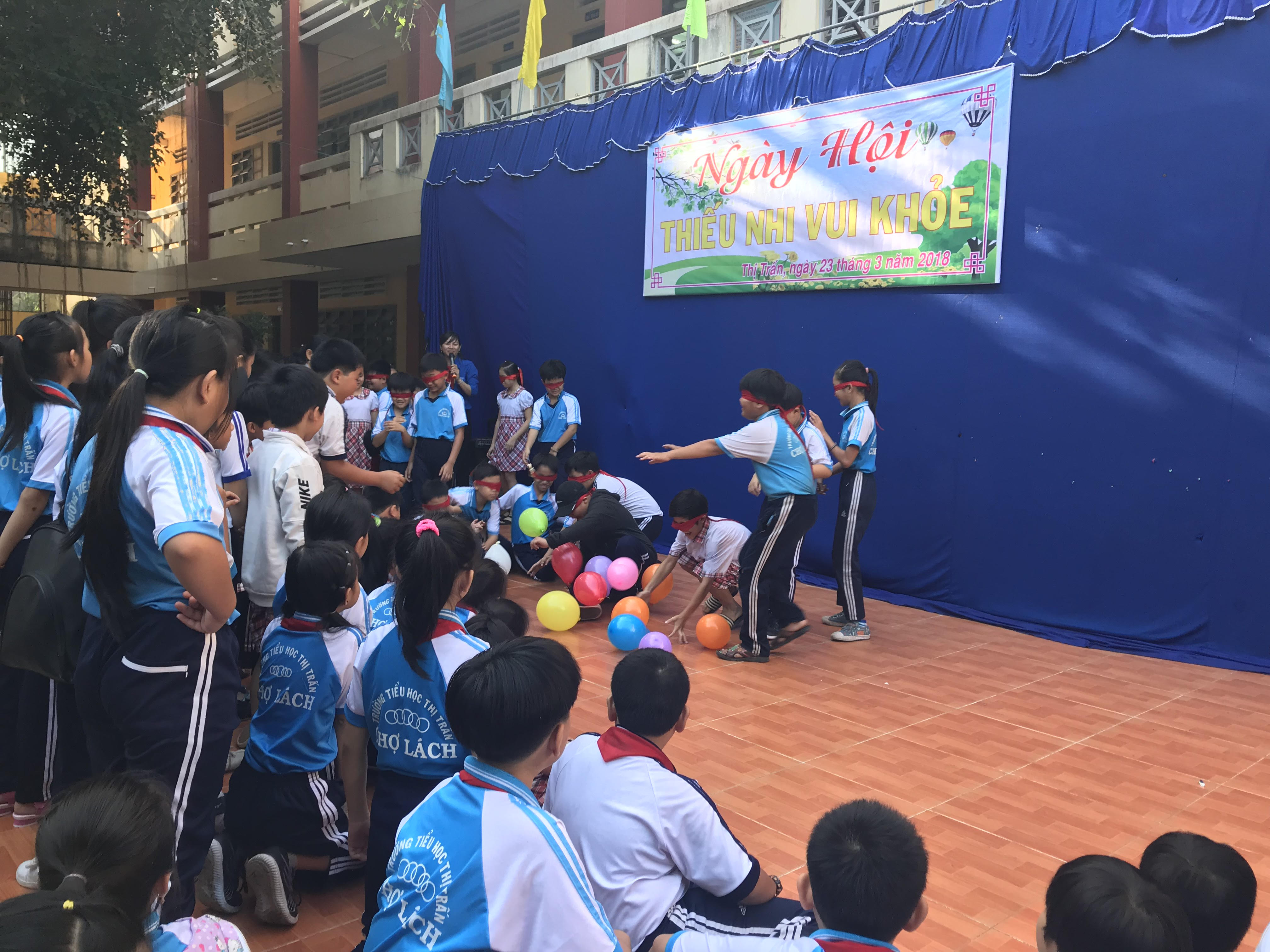 Ngày hội thiếu nhi vui khỏe Trường TH Thị Trấn 2018